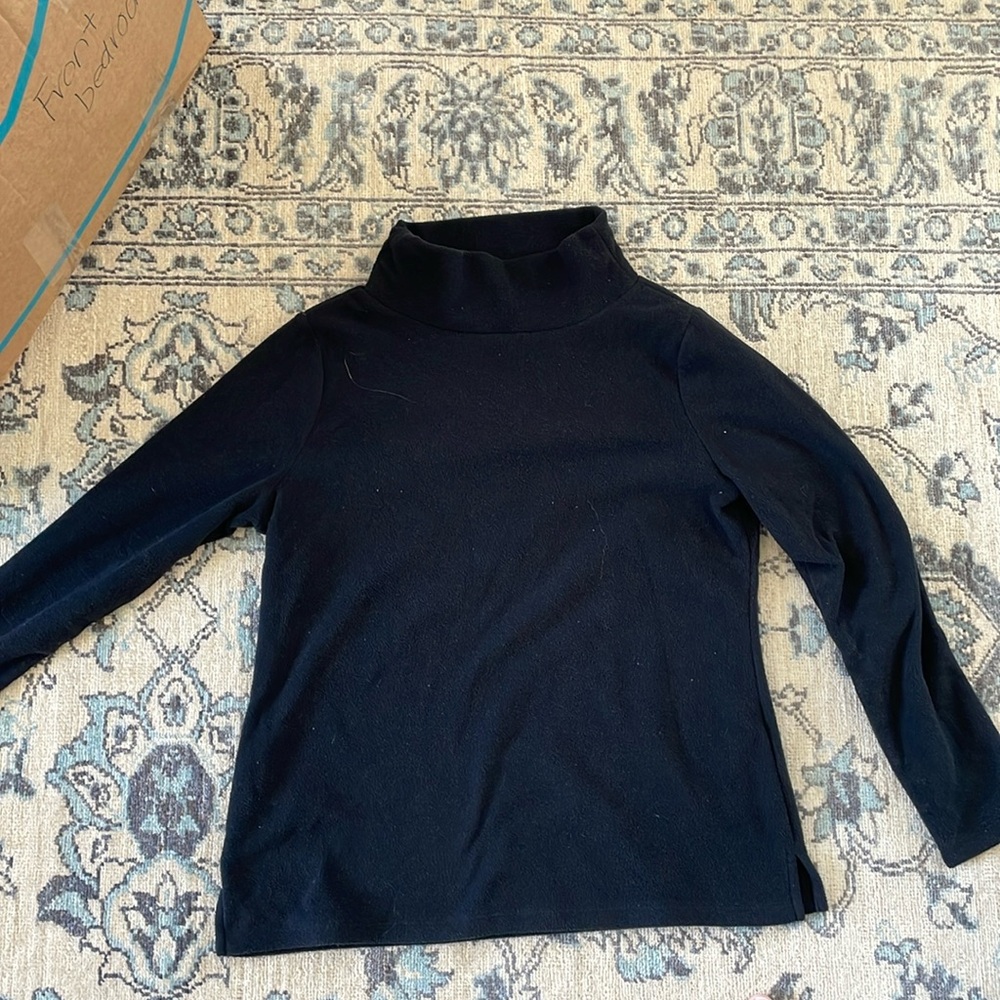 Talbots Micro fleece turtleneck
